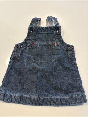 Baby GAP Denim Pocket Pinafore Dress